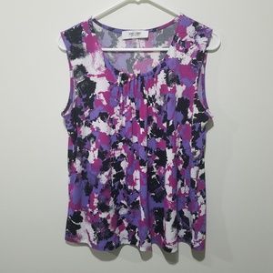 Jones Studio Separates Sleeveless Blouse - Large